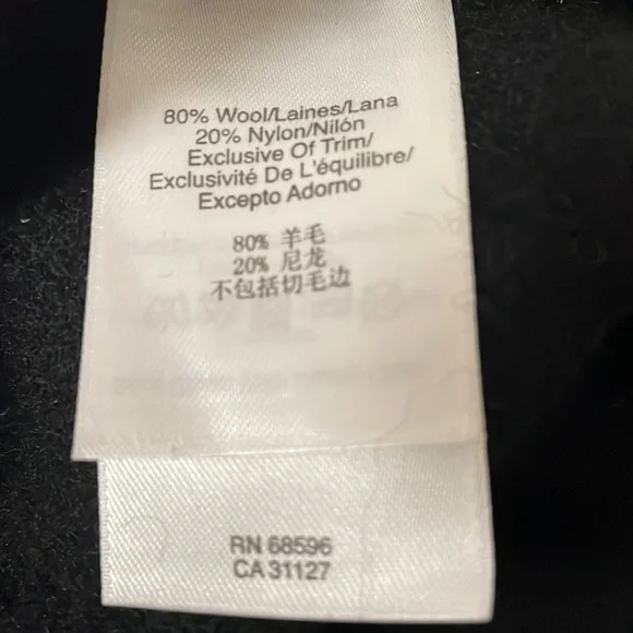 DKNY BERET, NEVER WORN, BLACK. - Picture 5 of 6